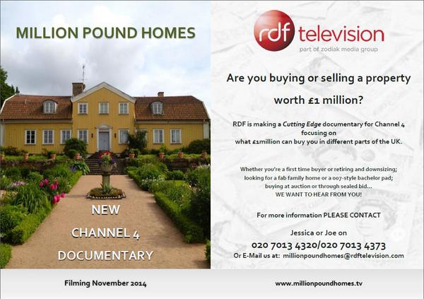 MilPoundProp's tweet photo. @LondonBlogger #CuttingEdge seeking UK #cyber #properties on the market for £1million for prime time DOC #tech #RT http://t.co/S2wqo8ScX7