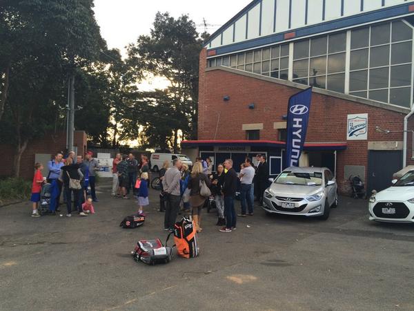 PortMelbourneCC's tweet photo. A great start for the junior season with the launch this evening. A lot of excited kids ready for the cricket season http://t.co/QuAVAZInVb