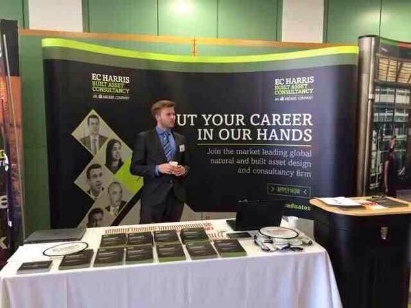 ArcadisGrads's tweet photo. Edinburgh University Careers Fair 2014 #ECHarris #AnArcadisCompany #BAC http://t.co/aveOErPFri