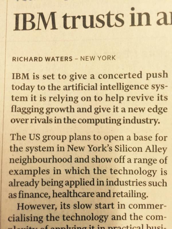 thomaspower's tweet image. It&apos;s time for #AIBM @IBM says @FT @simonlporter