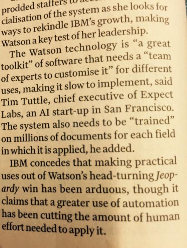 thomaspower's tweet image. It&apos;s time for #AIBM @IBM says @FT @simonlporter