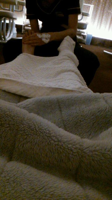 マッサージなう http://t.co/ByFwpfN1RH
