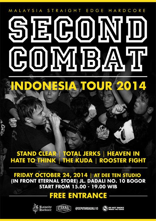 EternalStoreBGR's tweet photo. Second Combat Tour 2014 | 24, Oct 14 | Stand Clear,Total Jerks,Heaven In,Hate To Think,The Kuda &amp; Rooster Fight http://t.co/3UR2LfhGEA