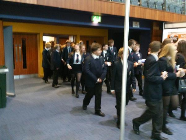 OpenDawsLtd's tweet photo. Students arriving @GrowGlos2014 to talk to find out about training and future careers.. Come and take your #CareerMOT http://t.co/52aABOpRZW