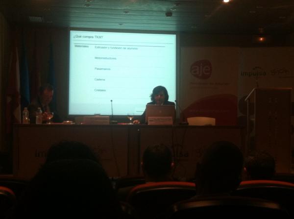 thingtrack's tweet image. Jornada AJE - Acercar la Pyme a la gran empresa: Asturfeito y Thyssenkrupp