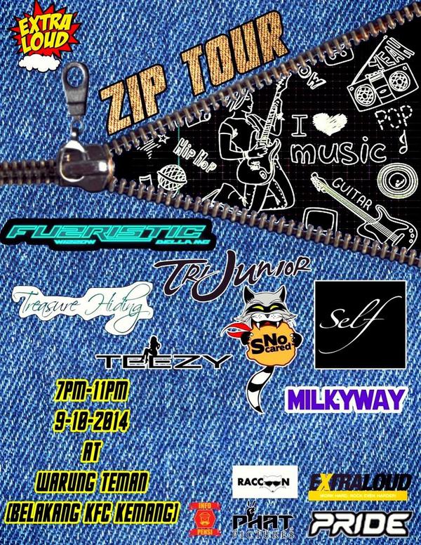 Besok kita main jam 7 malem di Warung Teman Kemang (blkg KFC Kemang). HTM FREE lho!