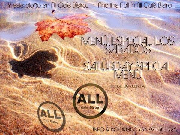 El All café bistro retoma el menú de los sábados