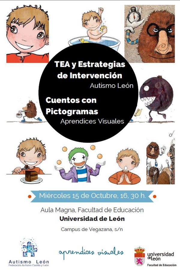 autismoleon's tweet photo. El 15 de octubre, en #unileon , @cuentosvisuales y Autismo León http://t.co/IHOVWO9nGA #leonesp No os lo perdáis! http://t.co/p28CqQ25Q4