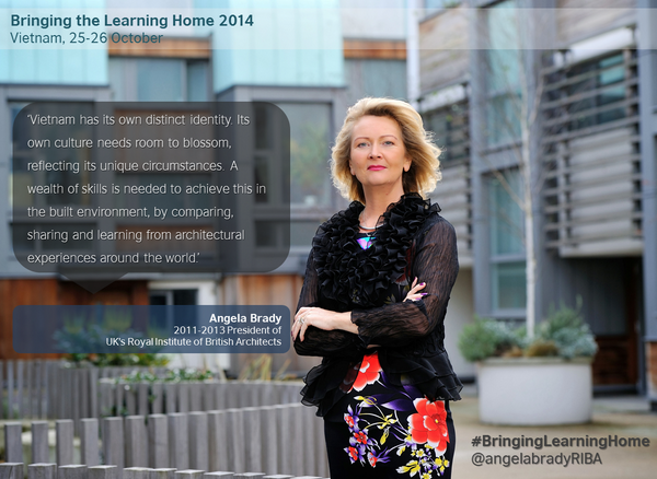 vnBritish's tweet photo. .@angelabradyRIBA supports #BringingLearningHome in #Hanoi. Do you? Register NOW at http://t.co/WBQQjHS1Xh http://t.co/NsJXZwdkzm