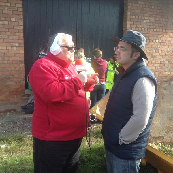 TescoFiley's tweet image. Scarborough radio interviewing Paul