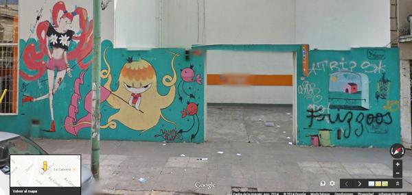 90mas10's tweet photo. Hicimos un paseo de #arteurbano por BsAs, con #StreetViewARG: http://t.co/84GSCWBWQY cc @BAstreetart @graffitimundo http://t.co/A62GDaQQv2