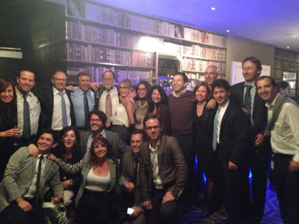 nancybirdsall's tweet photo. Felicitaciones @ricardo_hausman!! (in back row con barba). Construyo una institution @anajuljatar:  @the_IDB http://t.co/bs2wogz4me
