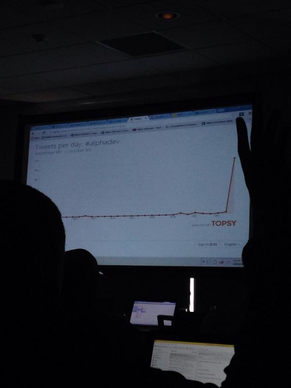 TheSmitchell's tweet image. #alphadev