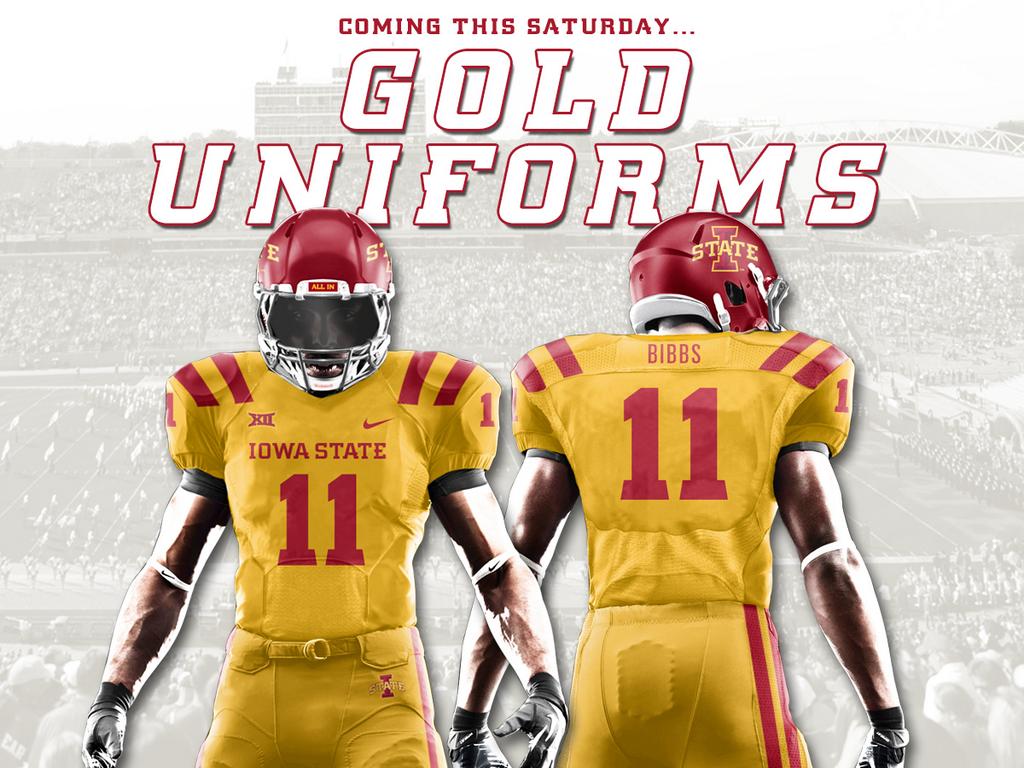Cyclone Football on Twitter: "#Cyclones going for Gold on Saturday. #LoyalForeverTrue http://t
