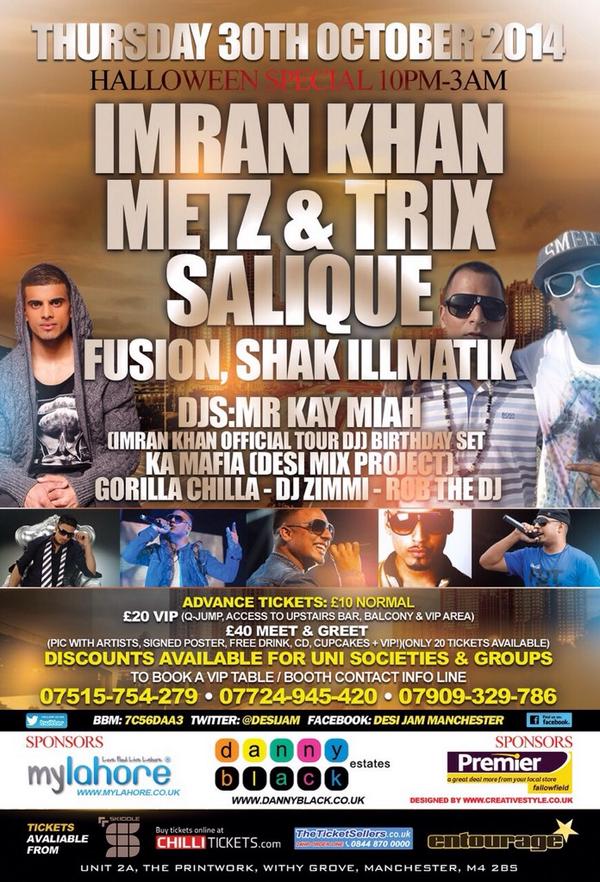 Premier_Store's tweet photo. #clubentourage #desijam #bhangra #ikworld #Satisfya TICKETS AVAILABLE IN STORE @Imrankhanworld @robthedj @metzntrix http://t.co/dxzFmLcVao