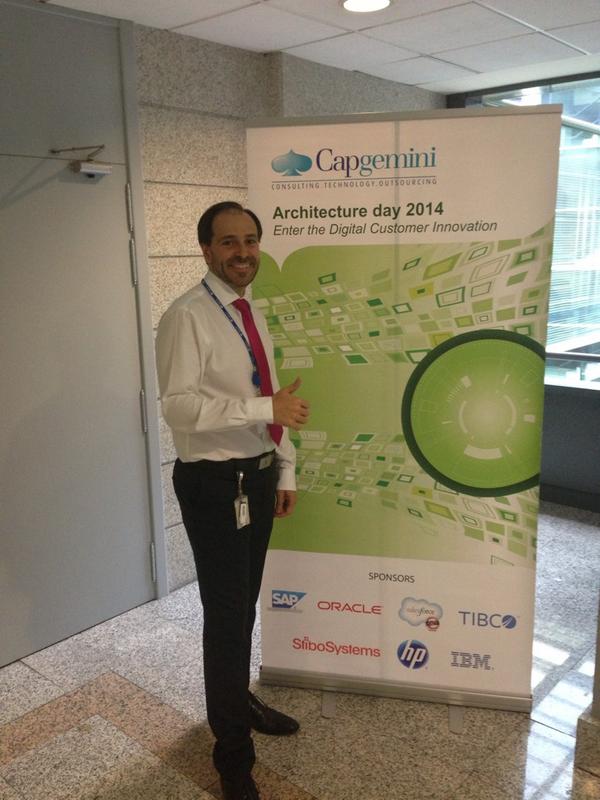 jalucendo's tweet photo. Disfrutando del #archiweek14 en @Capgemini_ES #cloud #bi #digitaltransformation http://t.co/ODrWleVppQ
