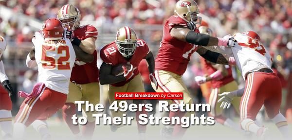 TheFilmRoom's tweet photo. All-22 Film Breakdown: The 49ers Return to Their Strenghts - http://t.co/SKeKCmqAXH http://t.co/DASoSzEShF