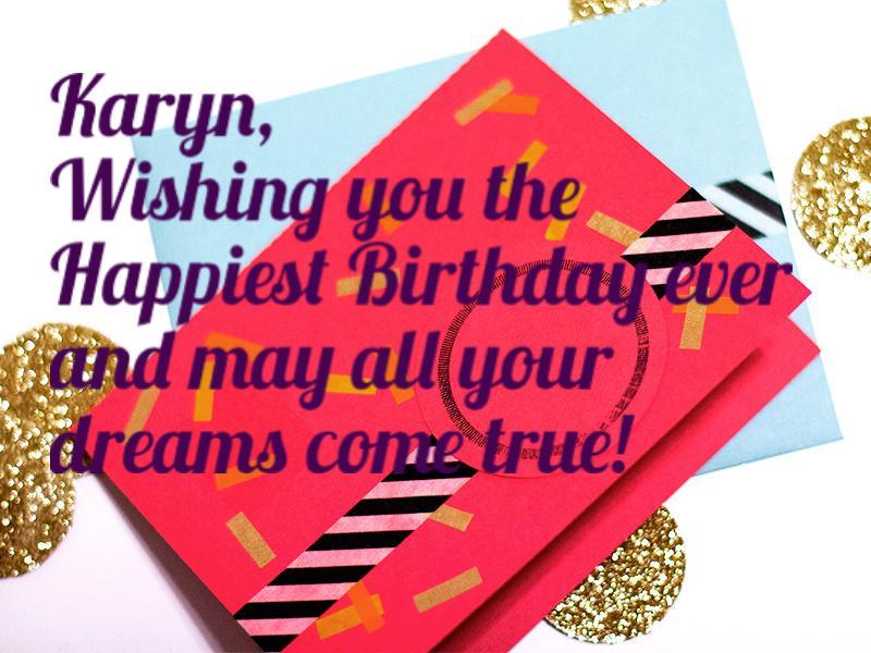 Its time to start the celebration Happy Birthday! 