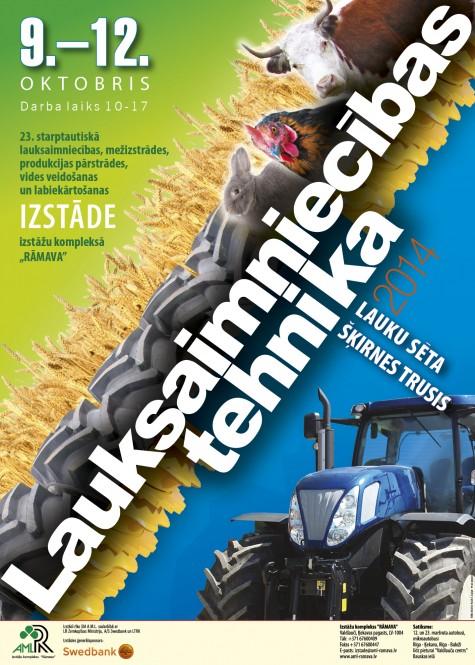 Jau no rītdienas, 9.oktobra meklē mūsu stendu 23.starptautiskajā lauksaimniecības izstādē! Uz tikšanos Rāmavā!