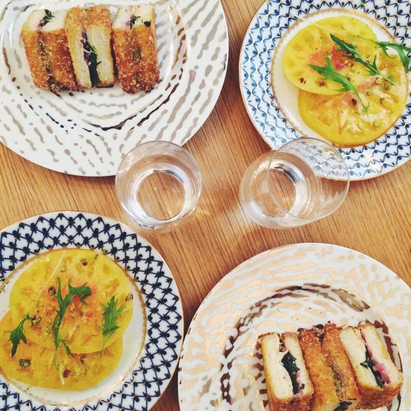 Déjeuner chez #acidemacaron dans le quartier des Batignolles.