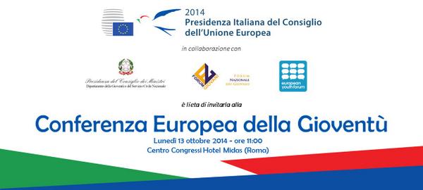 CNG_Italia's tweet photo. Conferenza #Europea della #Gioventù 13-16 ottobre Hotel Midas Roma #Way2Rome info http://t.co/jPH30Qqggo @Youth_Forum http://t.co/X1q7mZuZYJ