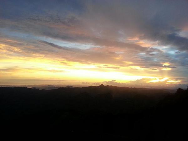 Vistas desde la cabaña