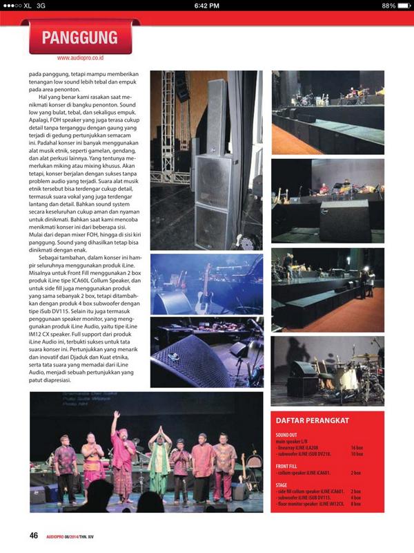 made in JOGJA @ AUDIO PRO edisi oktober 2014
