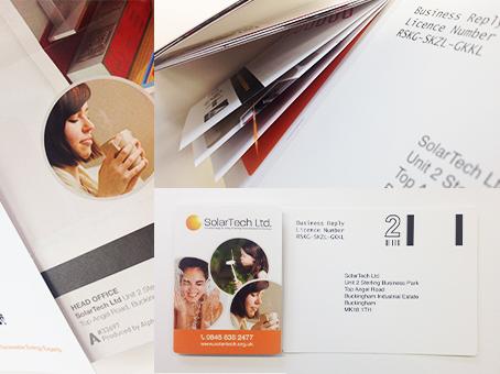 Another #smart #print solution for #IPD2014 @IntPrintDayUK Direct mailer with a perforated Alpha Card attached!