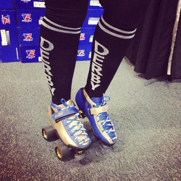 LuckySkatesShop's tweet photo. They're here! They're here! Cleo Petrafy's new set up. #bont #infinityplate #rollerderby @bont_derby http://t.co/itmU7lLQ9s