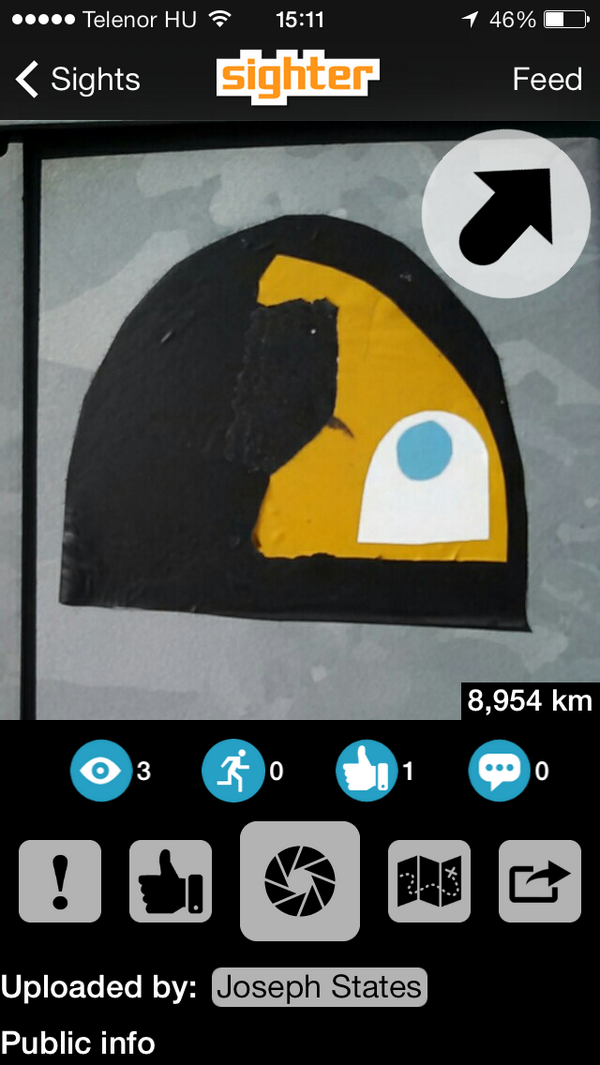 SighterGame's tweet photo. #streetart in #ontario 
its title: 'In a tunnel' http://t.co/Bjx8ZaA7BL