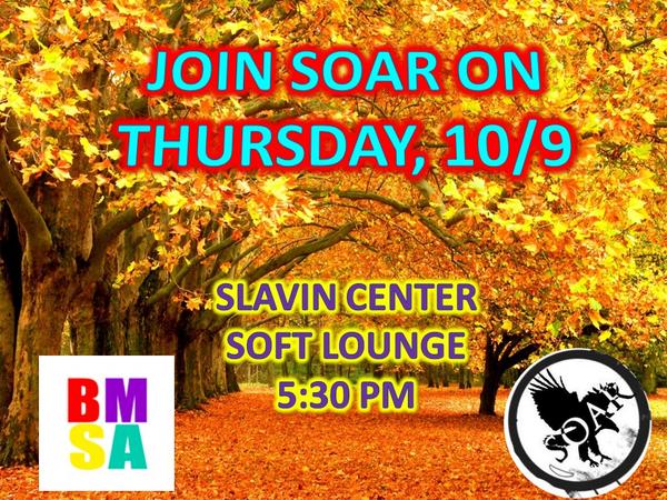 PCSoar1's tweet photo. Good morning everyone! Here's your weekly reminder that SOAR has a meeting TOMORROW @ 5:30 in the Soft Lounge! #pc http://t.co/2qiqoC0Piv