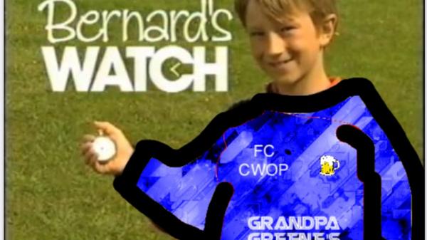 CWOPFC's tweet image. Yes you guessed it! Today's celeb fan is the time stopper himself @OfficialBernard Cheers Bernard! #UpTheCwop