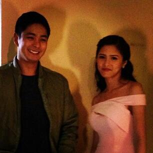 LizQuen24th's tweet image. Gabriel And Andrea: Tutok na raw sa PrimeTime Bida. 😉 #nighteffect #work #taping #happyheart ♥️♥️♥️💯cto sa owner