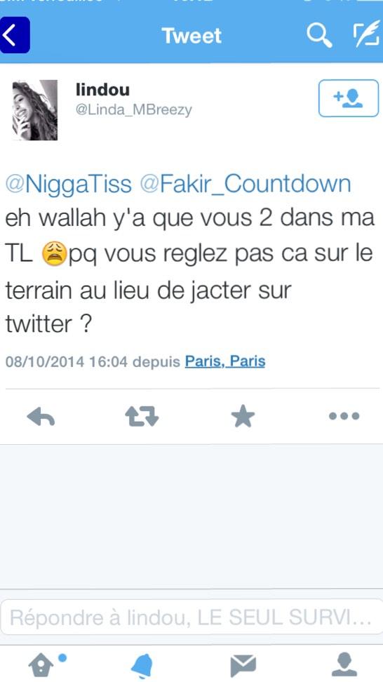 NiggaTiss's tweet photo. @Linda_MBreezy @Fakir_Countdown de quoi elle se mêle elle ? http://t.co/dVTL8FCIWt