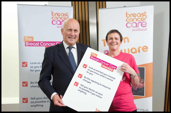 BCCareScot's tweet photo. John Scott MSP supporting our #BAware 3-point checklist @ScotParl. #BCAM #Haveyouchecked? http://t.co/6RoPh9hIy2