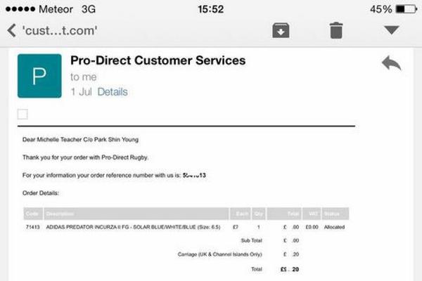 glancyjames's tweet photo. @ProD_Soccer My sister ordered these in July! Ironically wit express delivery an still haven't arrived! Any Updates? http://t.co/uRg3dC6kAR