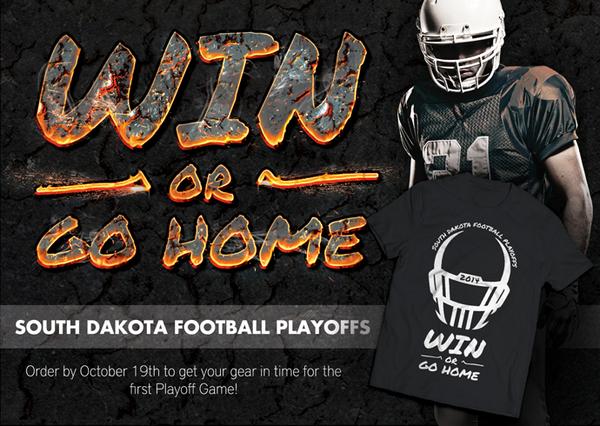 Get ready for the South Dakota Football Playoffs!  Purchase your 2014 Playoff apparel here: sdfbca.ilchq.com