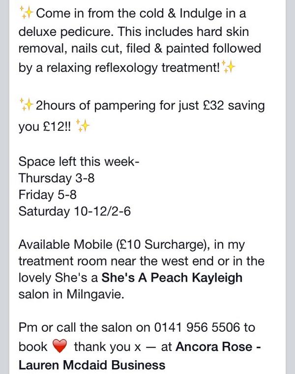 Special October offers!! Treat your feet 🎃👻