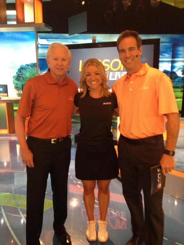 McLeanGolf's tweet photo. The cast for LESSON TEE LIVE tonight on The Golf Channel 8-9 est @golfchannel http://t.co/0JmJbJyoRa