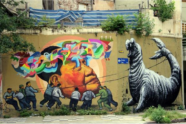 90mas10's tweet photo. Mural de Diego Roa y @eversiempre en Villa Crespo #arteurbano por BsAs con #StreetViewARG: http://t.co/3x8pKMDL8e http://t.co/NLoqLzxlT5