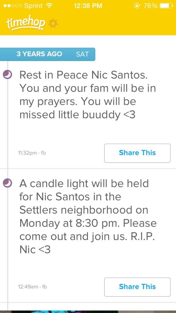 omgeez_itswhit's tweet photo. My time hop for today ๐โค๏ธ๐ #RockinForNic http://t.co/CrIrwUkmyn