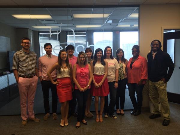 Real men wear pink. #PeachGoesPink