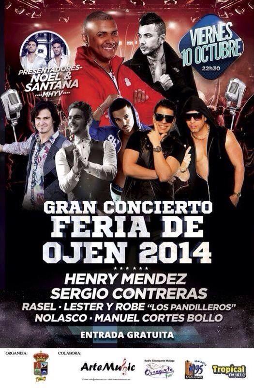 AlbertoSantana_'s tweet photo. Este viernes estaremos el señor @NoelBayarri y yo,presentando @FiestasOjen y el sábado de nuevo en @millenniumcc 😘😘 http://t.co/tVquj7p7XA