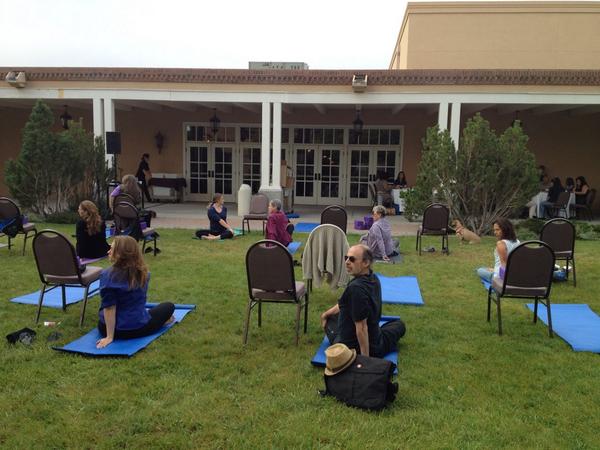 Morning yoga