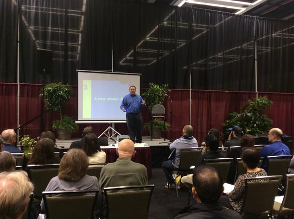 projectofaro's tweet photo. WRA President and CEO at the FSA food show in Seattle talking about challenges for restaurants. #fsafood http://t.co/WzPdFLpJTG