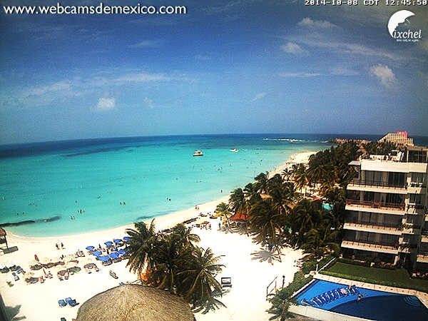 webcamsdemexico's tweet photo. Tarde soleada en #IslaMujeres #QuintanaRoo. Así luce en este momento: http://t.co/Plc2VZSOha