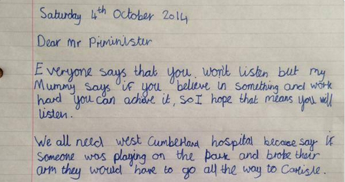 DailyMirror's tweet photo. #AnswerMaddy has gone viral on Twitter after schoolgirl writes letter to @David_Cameron http://t.co/SWpsUxXtkK http://t.co/PxWMNViD5b