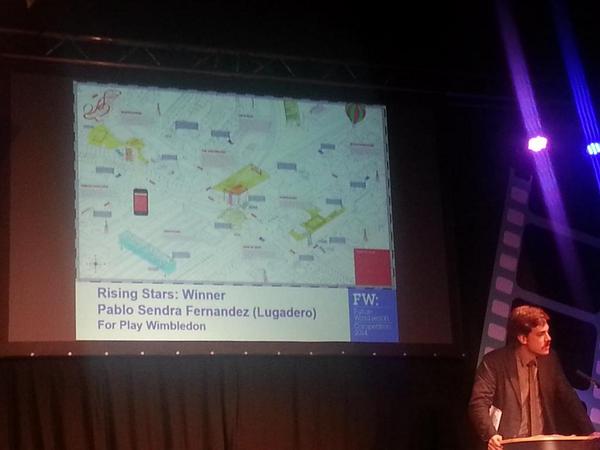 DolceDini's tweet photo. Congrats to Pablo Sendra Fernandez from Lugadero Studio, the Rising Star  #FutureWimbledon winner! http://t.co/F88GrNK0Lu