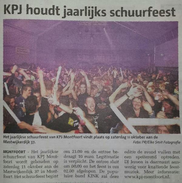 Mooi stukje @Zenderstreek over ons schuurfeest aanstaande zaterdag!! Jij komt toch ook!!!
