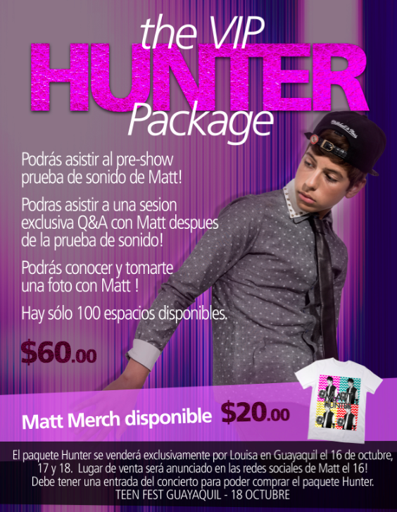 matthunter123's tweet photo. Quien viene a mi M&amp;G en Ecuador??!! http://t.co/cktVgnhA7Y